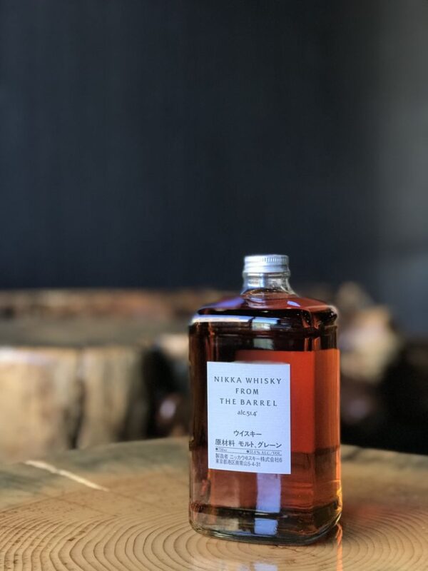 Nikka From The Barrel is a bold Japanese blended whisky with rich, complex flavors. Crafted from over 100 malt and grain whiskies, bottled at 51.4% ABV