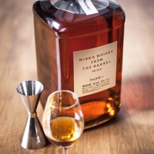 Nikka From The Barrel is a bold Japanese blended whisky with rich, complex flavors. Crafted from over 100 malt and grain whiskies, bottled at 51.4% ABV