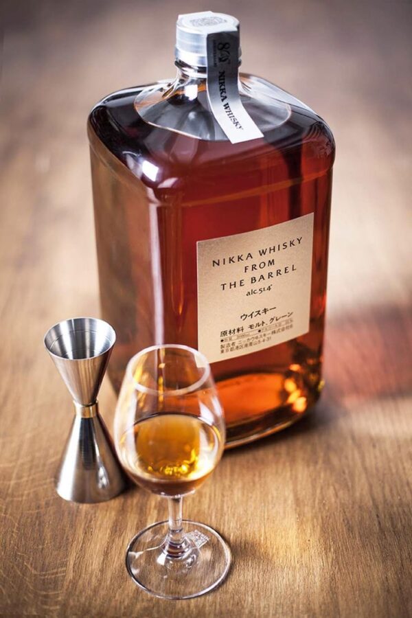 Nikka From The Barrel is a bold Japanese blended whisky with rich, complex flavors. Crafted from over 100 malt and grain whiskies, bottled at 51.4% ABV