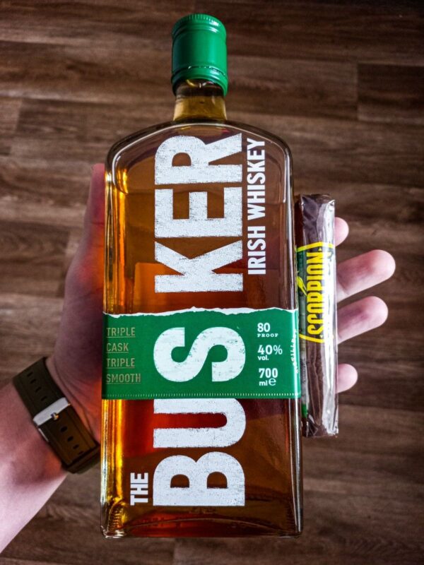 Experience the bold flavor of Busker Triple Cask Whiskey – a smooth Irish blend aged in bourbon, sherry, and Marsala casks. Perfect for sipping or mixing, it delivers exceptional taste at an unbeatable value.