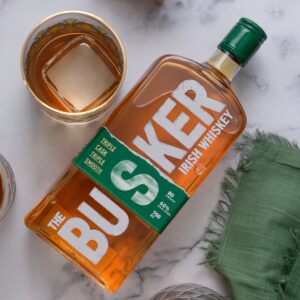 Experience the bold flavor of Busker Triple Cask Whiskey – a smooth Irish blend aged in bourbon, sherry, and Marsala casks. Perfect for sipping or mixing, it delivers exceptional taste at an unbeatable value.