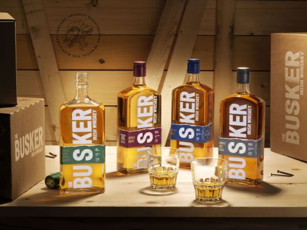 Experience the bold flavor of Busker Triple Cask Whiskey – a smooth Irish blend aged in bourbon, sherry, and Marsala casks. Perfect for sipping or mixing, it delivers exceptional taste at an unbeatable value.