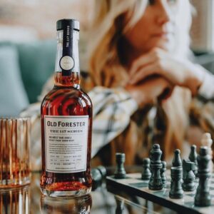 Discover the unique taste of Old Forester 117 Rum, a high-proof bourbon finished in Caribbean rum casks for an exceptional fusion of bourbon richness and rum sweetness. Aged with notes of dark fruit, vanilla, and molasses, this limited edition release offers a bold and complex drinking experience.