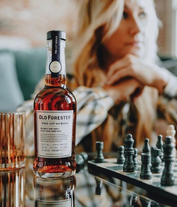 Discover the unique taste of Old Forester 117 Rum, a high-proof bourbon finished in Caribbean rum casks for an exceptional fusion of bourbon richness and rum sweetness. Aged with notes of dark fruit, vanilla, and molasses, this limited edition release offers a bold and complex drinking experience.