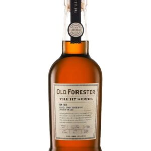 Discover the unique taste of Old Forester 117 Rum, a high-proof bourbon finished in Caribbean rum casks for an exceptional fusion of bourbon richness and rum sweetness. Aged with notes of dark fruit, vanilla, and molasses, this limited edition release offers a bold and complex drinking experience.