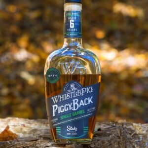 Discover bold flavor and precision with WhistlePig Piggyback Kick Sauber—a limited edition single barrel rye whiskey aged 6 years and crafted from 100% rye. Featuring motorsport-inspired packaging, this 100-proof release delivers intense spice, oak, and caramel notes for collectors and rye lovers alike.