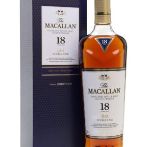Macallan 18 Double Cask is a luxurious single malt aged in American and European oak for rich, smooth flavor. Shop now at WhiskeySafeShop.com.