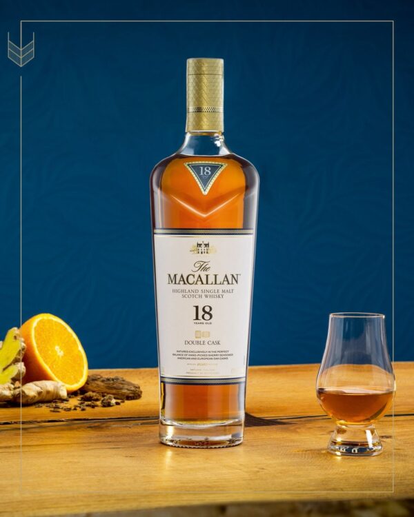 Macallan 18 Double Cask is a luxurious single malt aged in American and European oak for rich, smooth flavor. Shop now at WhiskeySafeShop.com.