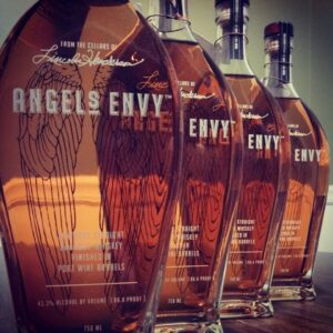 Angel’s Envy Bourbon Whiskey is finished in port barrels for rich, complex flavor. Enjoy this smooth, small-batch 750ml bottle now at WhiskeySafeShop.com