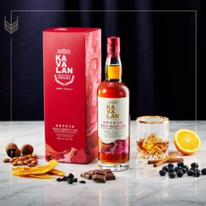 Discover the bold, rich flavor of Kavalan Oloroso Sherry Oak, a premium Taiwanese single malt aged in Spanish sherry casks.