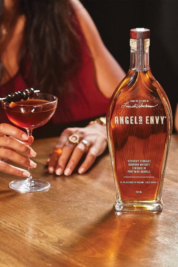 Angel’s Envy Bourbon Whiskey is finished in port barrels for rich, complex flavor. Enjoy this smooth, small-batch 750ml bottle now at WhiskeySafeShop.com