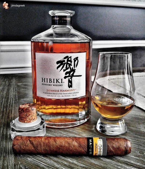 Experience the refined taste of Hibiki Suntory Japanese Harmony Whiskey. A premium blend known for smoothness, balance, and elegant flavor in every bottle