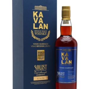 Experience the rich, full-bodied taste of Kavalan Solist Vinho Cask 2016—a rare, cask-strength Taiwanese single malt given to you at affordable prices