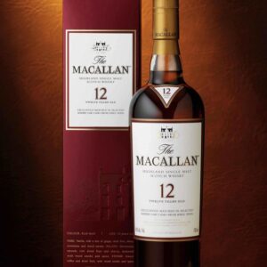 Macallan 12 Year Sherry Oak is a rich, full-bodied single malt aged in sherry-seasoned oak. Shop this iconic Scotch whisky now at WhiskeySafeShop.com.