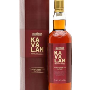 Discover the bold, rich flavor of Kavalan Oloroso Sherry Oak, a premium Taiwanese single malt aged in Spanish sherry casks.