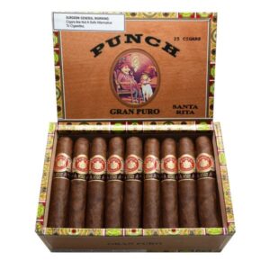 Punch Gran Puro Nicaragua cigars deliver full-bodied flavor with bold spice, undertones, and a flawless Nicaraguan build—ideal for seasoned cigar smokers