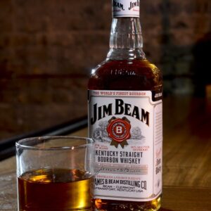 Taste the legend with Jim Beam Kentucky Bourbon 🥃—a classic American favorite 🇺🇸 known for smooth character, deep oak notes, and true Southern charm 🔥.