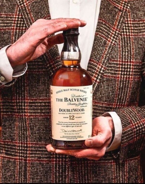 Buy The Balvenie DoubleWood 12 Year – premium Speyside single malt Scotch aged in two casks for rich honey, spice, and oak flavors.