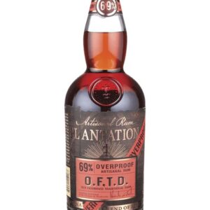 Buy Plantation O.F.T.D. Overproof Rum 🥃 and unlock intense Caribbean flavor at 69% ABV. A bold, high-proof rum made for true spirit lovers.