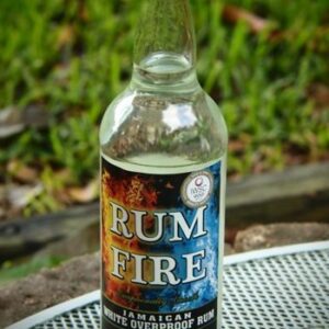 Buy Rum Fire White Overproof – 126 proof Jamaican white rum Made at Hampden Estate. Perfect for daiquiris, Tiki drinks, and rum lovers. 🍌🔥