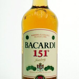 Buy Bacardi 151 Rum – Legendary overproof rum at 151 proof. Bold, discontinued. Ideal for collectors, cocktails, or those who crave fire. 🔥🍸
