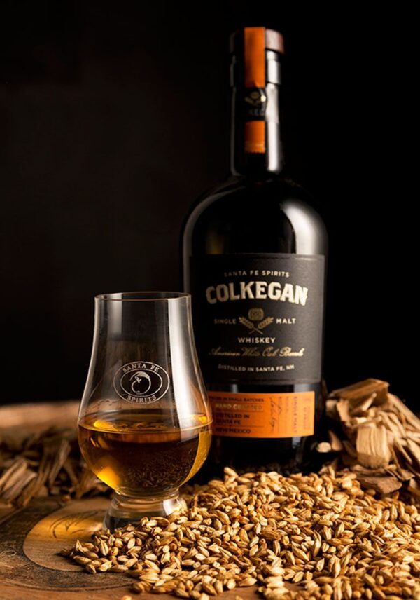 Buy Santa Fe Spirits Colkegan Single Malt Whiskey – Mesquite-smoked American whiskey with bold flavor. One of the best craft single malts.🛒